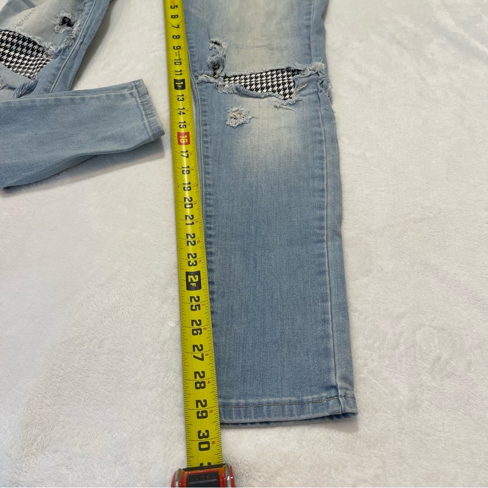 REPRESENT WOMENS SIZE 32 DISTRESSED JEANS - Picture 2 of 7
